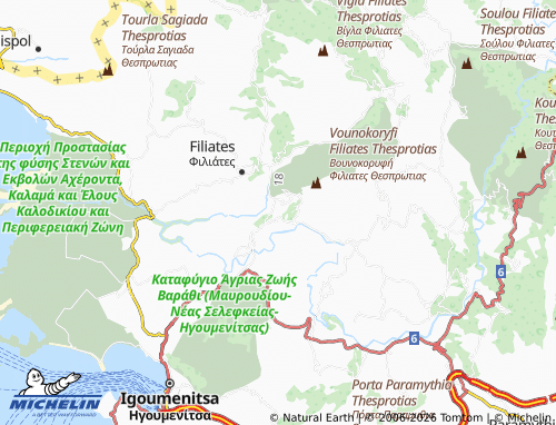 MICHELIN Elia map - ViaMichelin