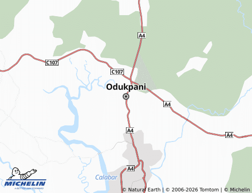 MICHELIN Odukpani map - ViaMichelin