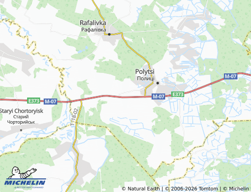 Mappa MICHELIN Vereteno - ViaMichelin