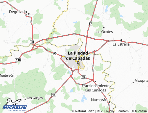 Mapa MICHELIN San Rafael - ViaMichelin