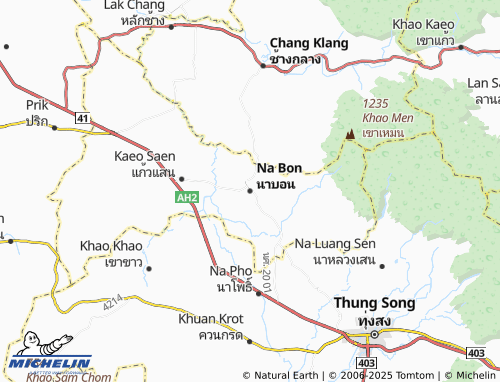 MICHELIN Na Bon map - ViaMichelin