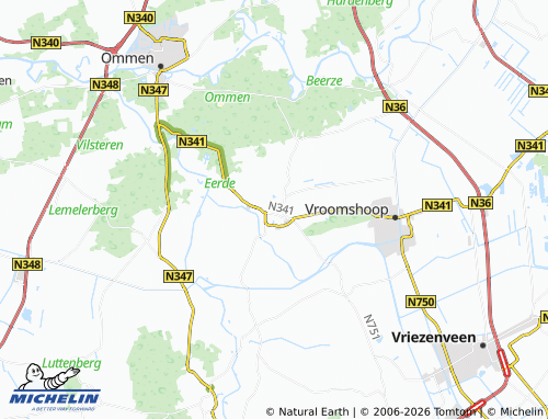 Kaart MICHELIN Den Ham - ViaMichelin