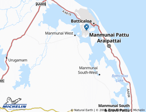 MICHELIN-Landkarte Puthumandapaththadi - ViaMichelin