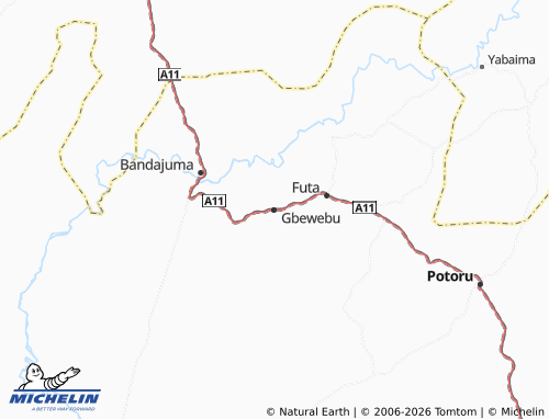 Mappa MICHELIN Gbewebu - ViaMichelin