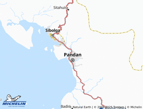 MICHELIN Sibuluan Indah map - ViaMichelin