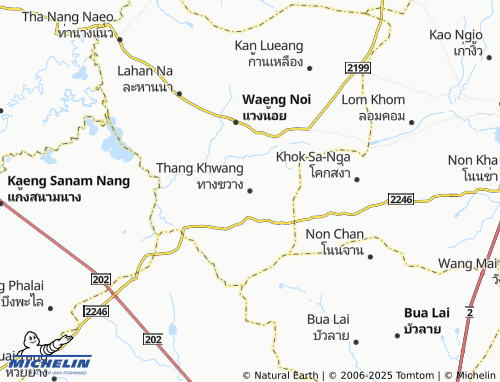 Kaart MICHELIN Thang Khwang - ViaMichelin