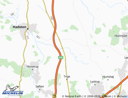 Mapa MICHELIN Spørring - ViaMichelin