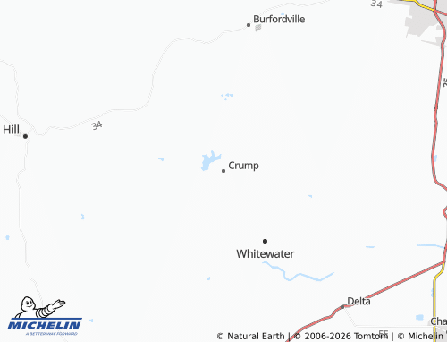 Mapa MICHELIN Crump - ViaMichelin