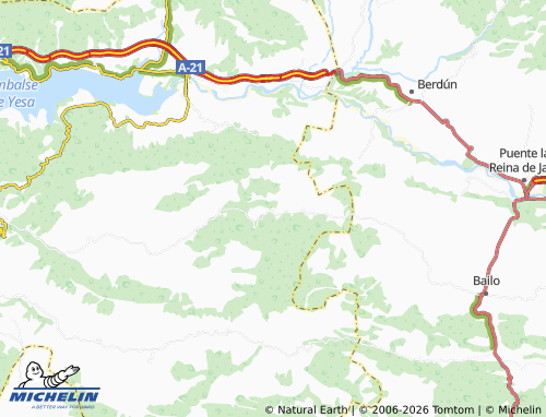 Mapa MICHELIN Bagüés - ViaMichelin