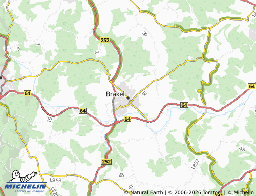 MICHELIN Brakel map - ViaMichelin