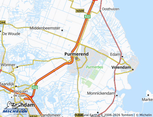 Mapa MICHELIN Purmerend - ViaMichelin