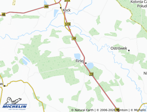 MICHELIN-Landkarte Kunów - ViaMichelin