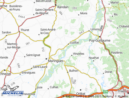 Carte MICHELIN Vialle - ViaMichelin