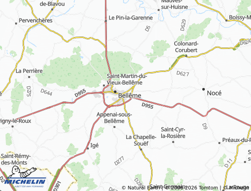 Mapa MICHELIN Sérigny - ViaMichelin