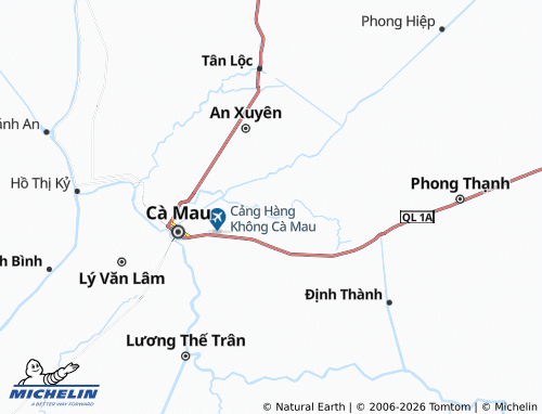 Kaart MICHELIN Xã Tân Thành - ViaMichelin