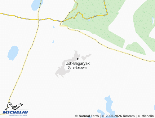MICHELIN-Landkarte Ust'-Bagaryak - ViaMichelin