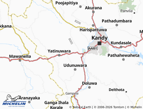 Mappa MICHELIN Embilmeegama South - ViaMichelin