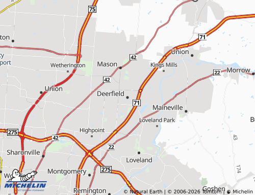 Mappa MICHELIN Deerfield - ViaMichelin