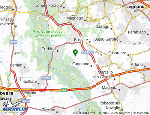 MICHELIN-Landkarte Malvaglio - ViaMichelin