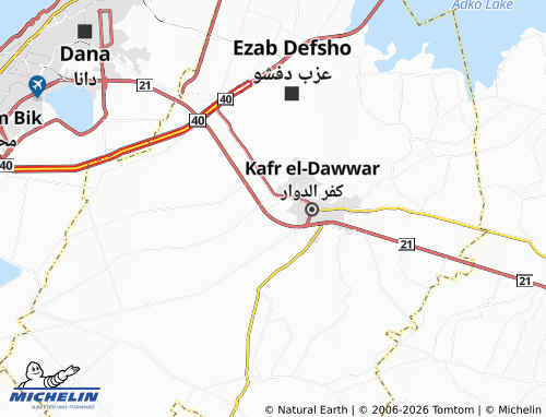 Mapa MICHELIN Abees al-Mustajiddah - ViaMichelin