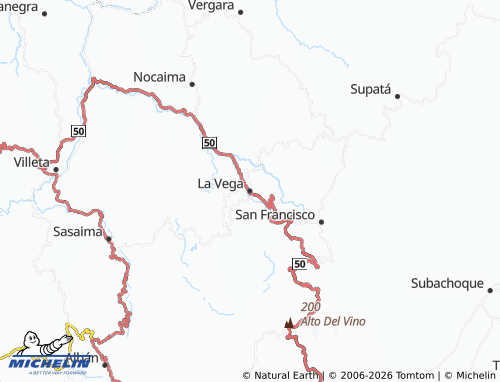 Carte MICHELIN La Vega - ViaMichelin