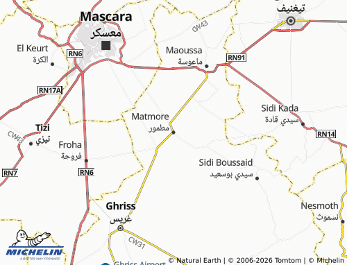 Mappa MICHELIN Matmour - ViaMichelin