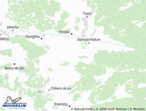 Mappa MICHELIN Orșova-Pădure - ViaMichelin