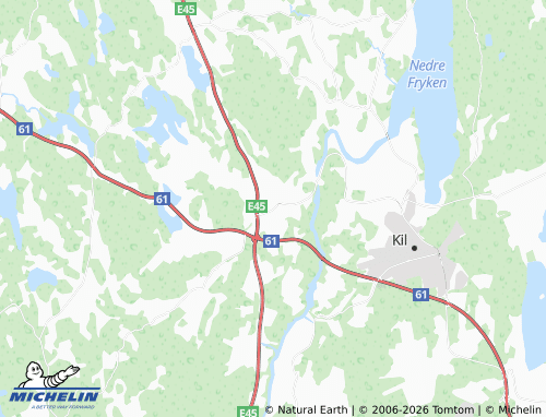 MICHELIN-Landkarte Fagerås - ViaMichelin