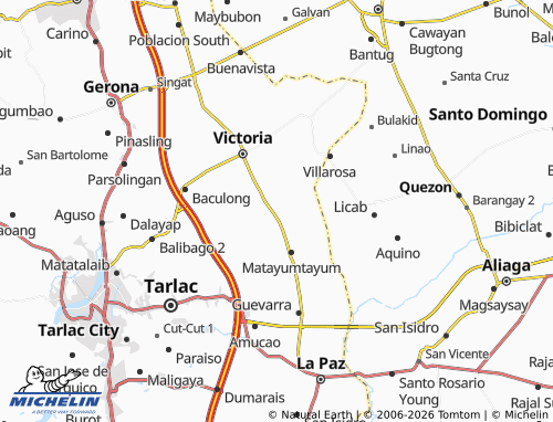 MICHELIN Balayang map - ViaMichelin