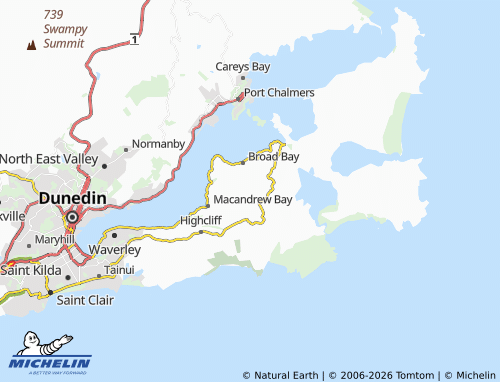Mapa MICHELIN Larnachs Castle - ViaMichelin