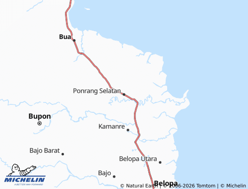 Mappa MICHELIN Ponrang Selatan - ViaMichelin