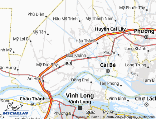 Mapa MICHELIN Thiện Trí - ViaMichelin
