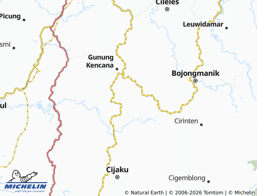 MICHELIN-Landkarte Ciakar - ViaMichelin