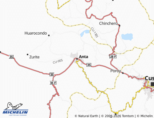 MICHELIN Anta map - ViaMichelin
