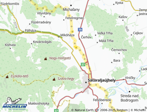 MICHELIN-Landkarte Széphalom - ViaMichelin