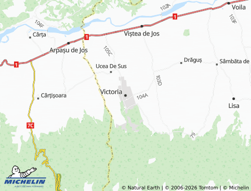 Mappa MICHELIN Victoria - ViaMichelin