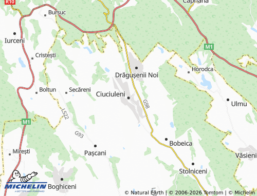 MICHELIN-Landkarte Ciuciuleni - ViaMichelin