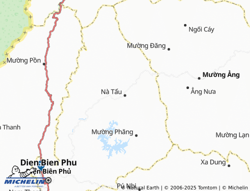 MICHELIN Nà Tấu map - ViaMichelin