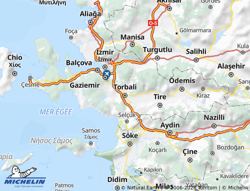 Kaart MICHELIN Torbalı - ViaMichelin
