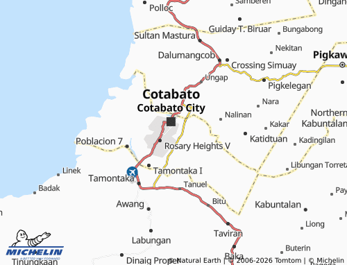 MICHELIN Kalanganan II map - ViaMichelin