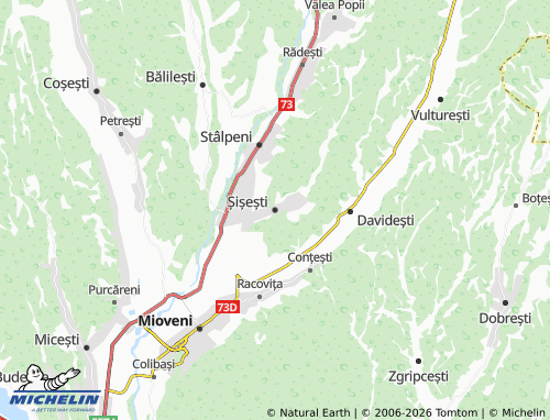Carte MICHELIN Șișești - ViaMichelin