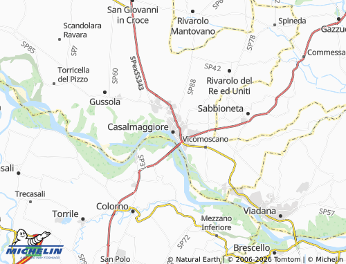 MICHELIN Casalmaggiore map - ViaMichelin