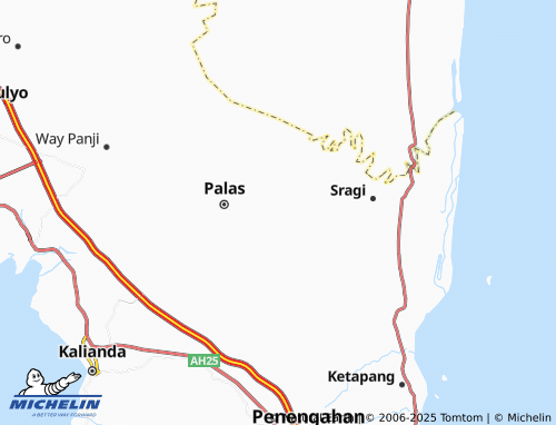 MICHELIN Margasari map - ViaMichelin