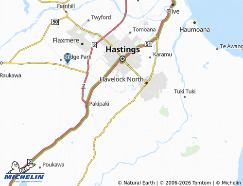 Mapa MICHELIN Pukahu - ViaMichelin