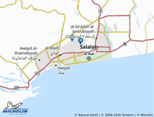 Mappa MICHELIN al-Hafah - ViaMichelin