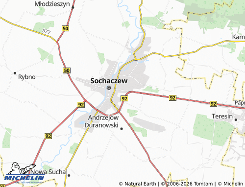 Mapa MICHELIN Czerwonka - ViaMichelin