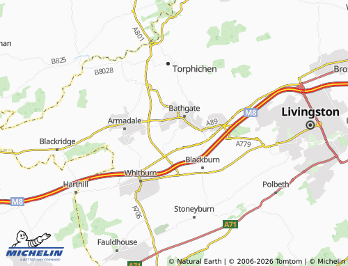 Carte MICHELIN Whiteside - ViaMichelin