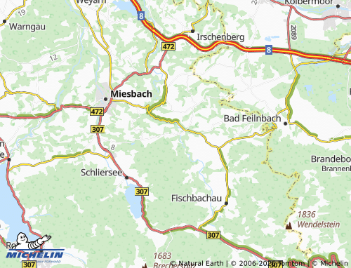 MICHELIN Eben map - ViaMichelin