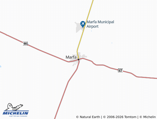 Mapa MICHELIN Marfa - ViaMichelin