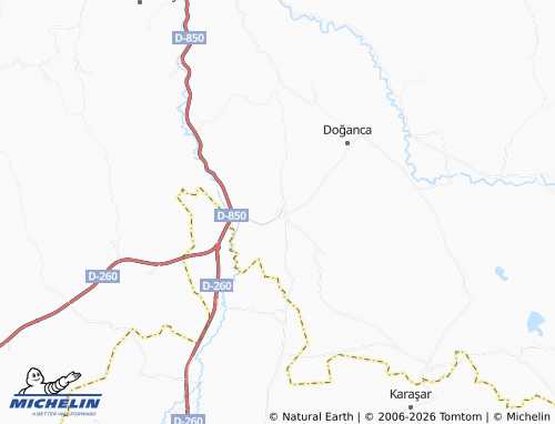 MICHELIN Körtuzla map - ViaMichelin